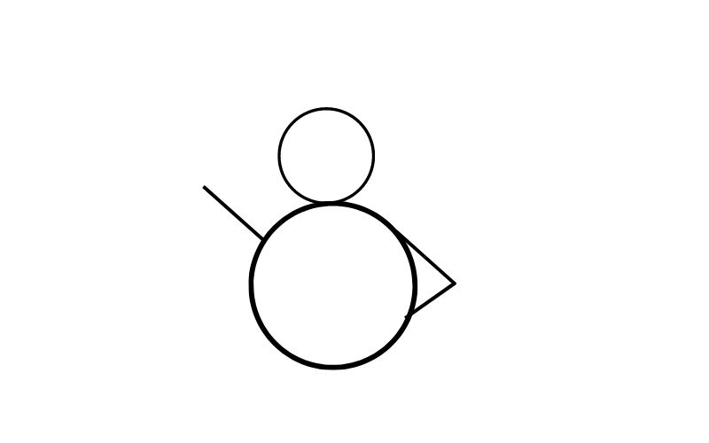 how to draw a snowman