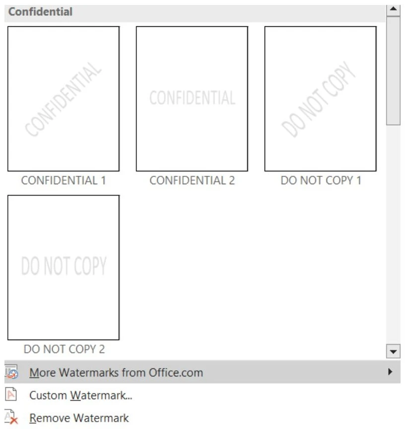 How to create a watermark